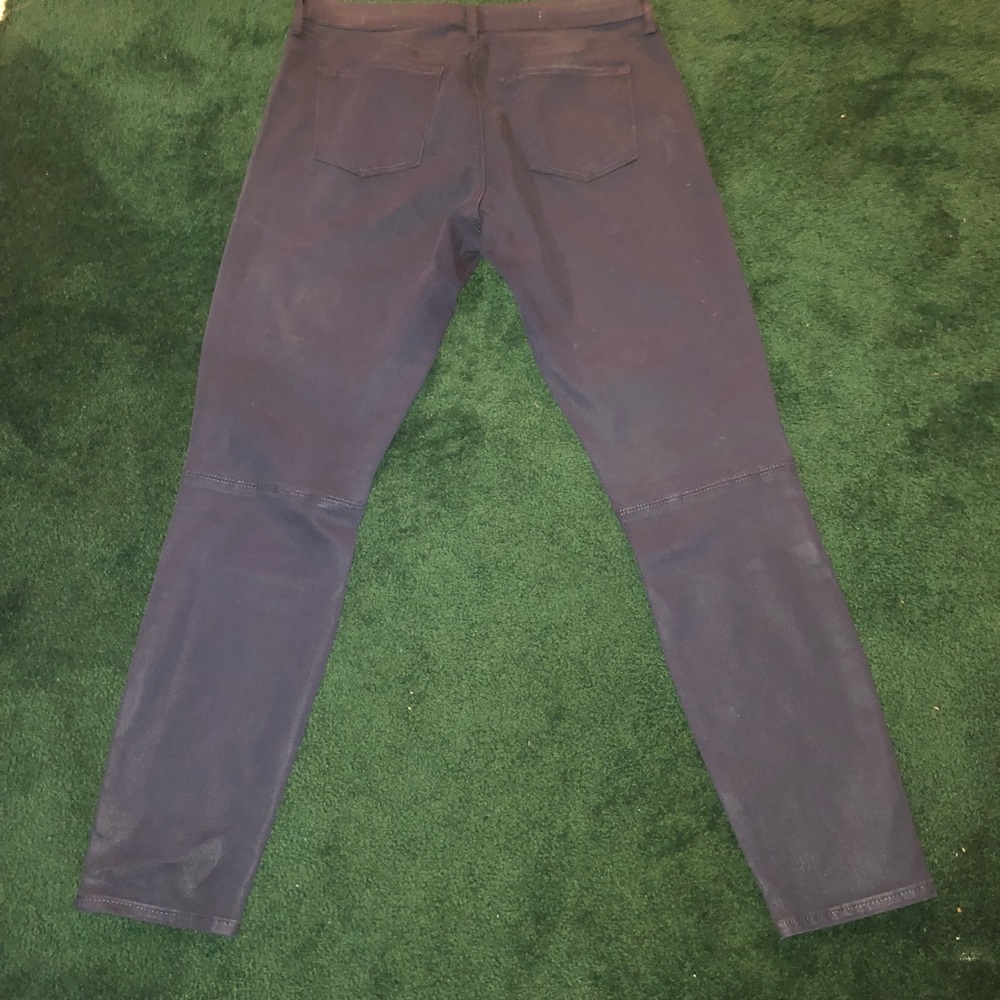 Sexy coated vegan  Leather look jeans/ pants 30